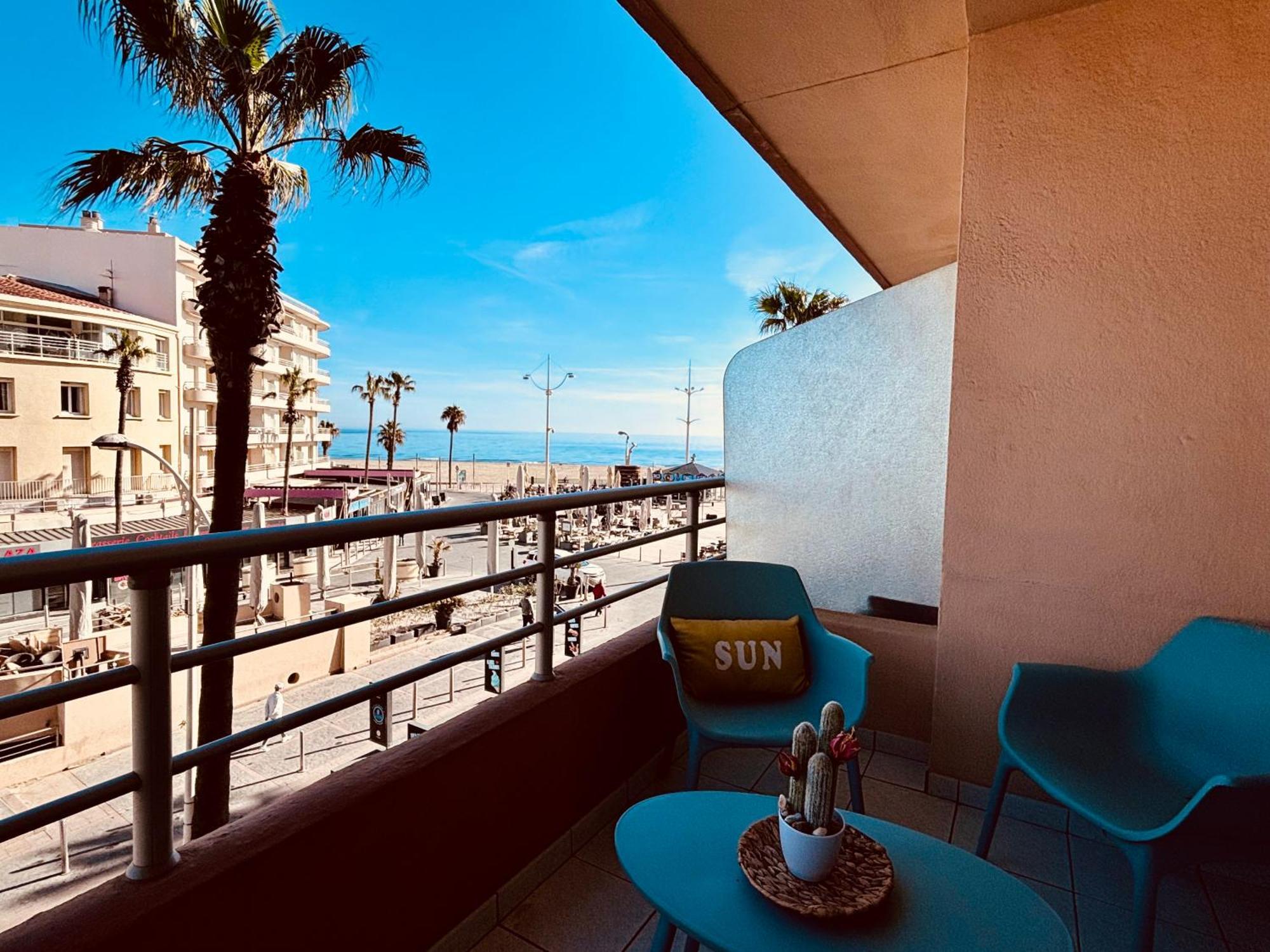 Superbe T2 Vue Mer Avec Ascenseur Canet-en-Roussillon Exterior photo